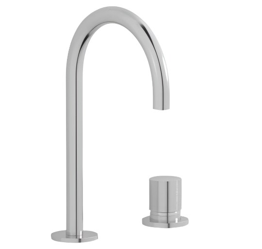 basin tap set with separate mixer tap 