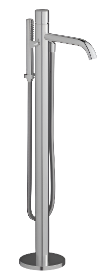 excellent quality free standing bath filler with shower hose.