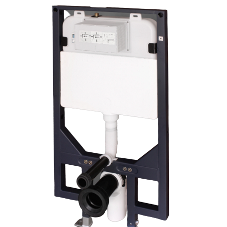 in wall cistern for wall mount toilet pans