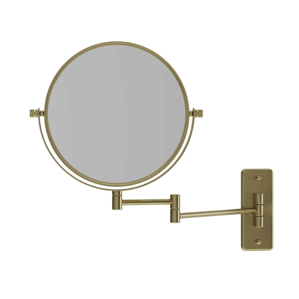 Thermogroup 1 &5 Magnification  Brushed Brass Mirror