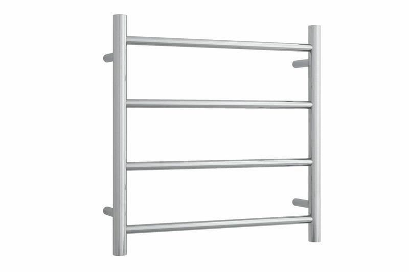 Thermogroup 12V Brushed Round Ladder Heated Towel Rail Polished stainless steel 550x550mm