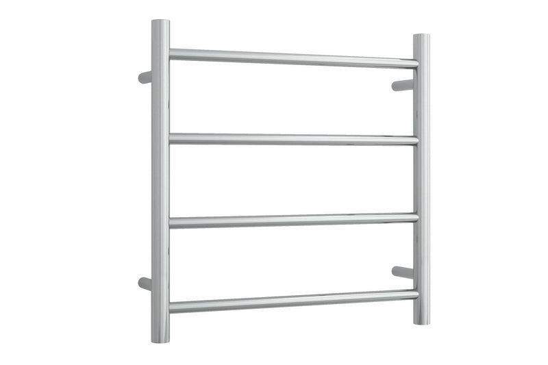 Thermogroup 12V Round Ladder Heated Towel Rail Brushed Stainless Steel 550x550mm