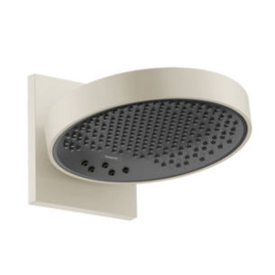 Brushed Nickel wall mount shower head 