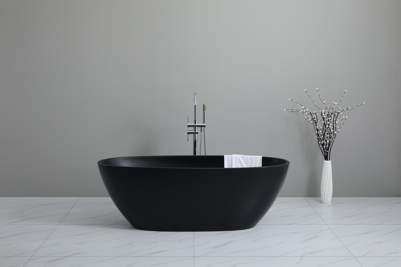 Donii Zilon 1700 Freestanding Bath Matte Black