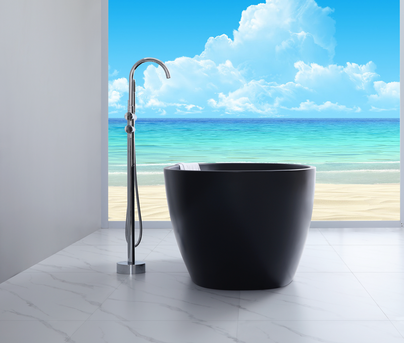 Donii Zilon 1700 Freestanding Bath Matte Black