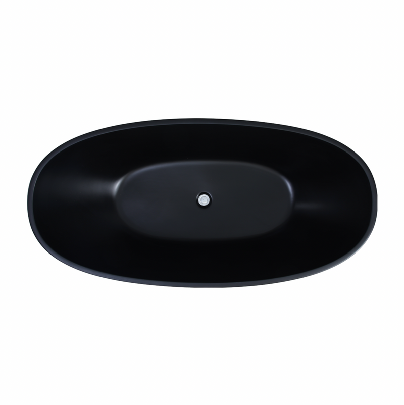 Donii Zilon 1700 Freestanding Bath Matte Black