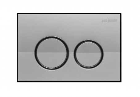 Paco Jaanson Dual Flush Buttons For UnderCounter Cistern Polished Chrome