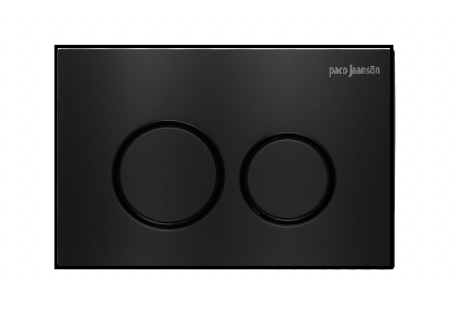 Paco Jaanson Dual Flush Buttons For Undercounter Cistern Matt Black