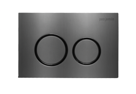 Paco Jaanson  Dual Flush Buttons For Undercounter Cistern Gun metal