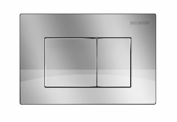 Paco Jaanson Dual Flush Control Plate Polished Chrome