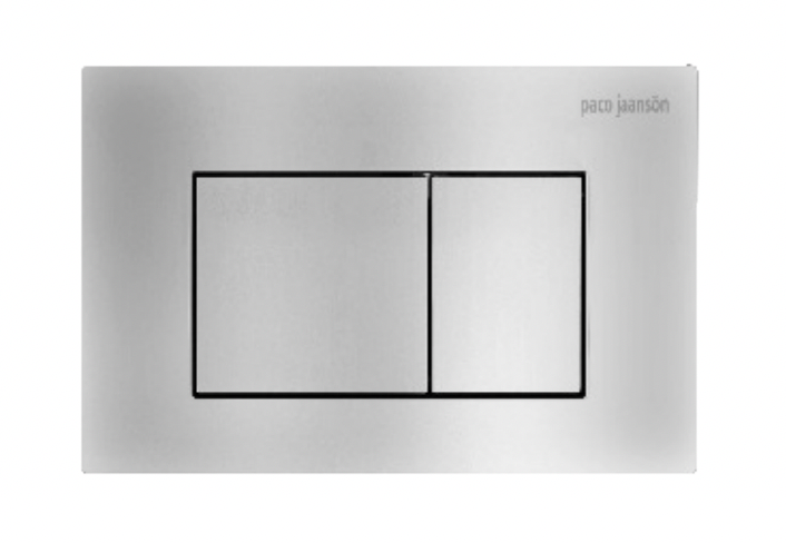 Paco Jaanson Dual Flush Control Plate Polished Chrome