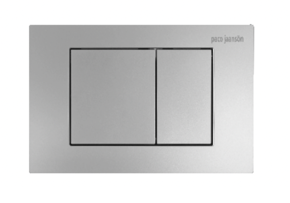 Paco Jaanson dual Flush Control Plate For Undercouner Cistern Polished Chrome