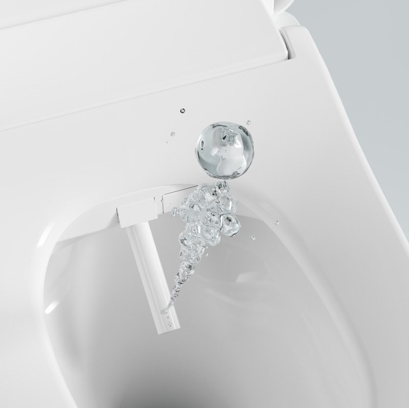 Lafeme Catania Standard Luna  Back to Wall Rimless Bidet Toilet Suite