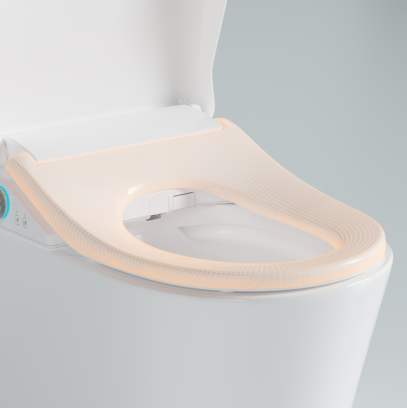 Lafeme Catania Standard Luna  Back to Wall Rimless Bidet Toilet Suite