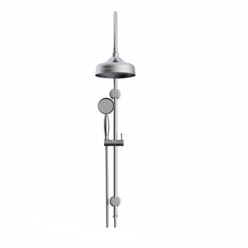 ADP Eternal Gooseneck Twin Shower Chrome
