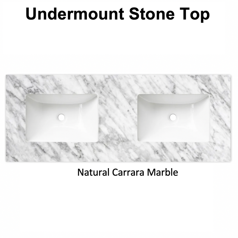 Otti Laguna Satin White Wall Hung Vanity 1800mm