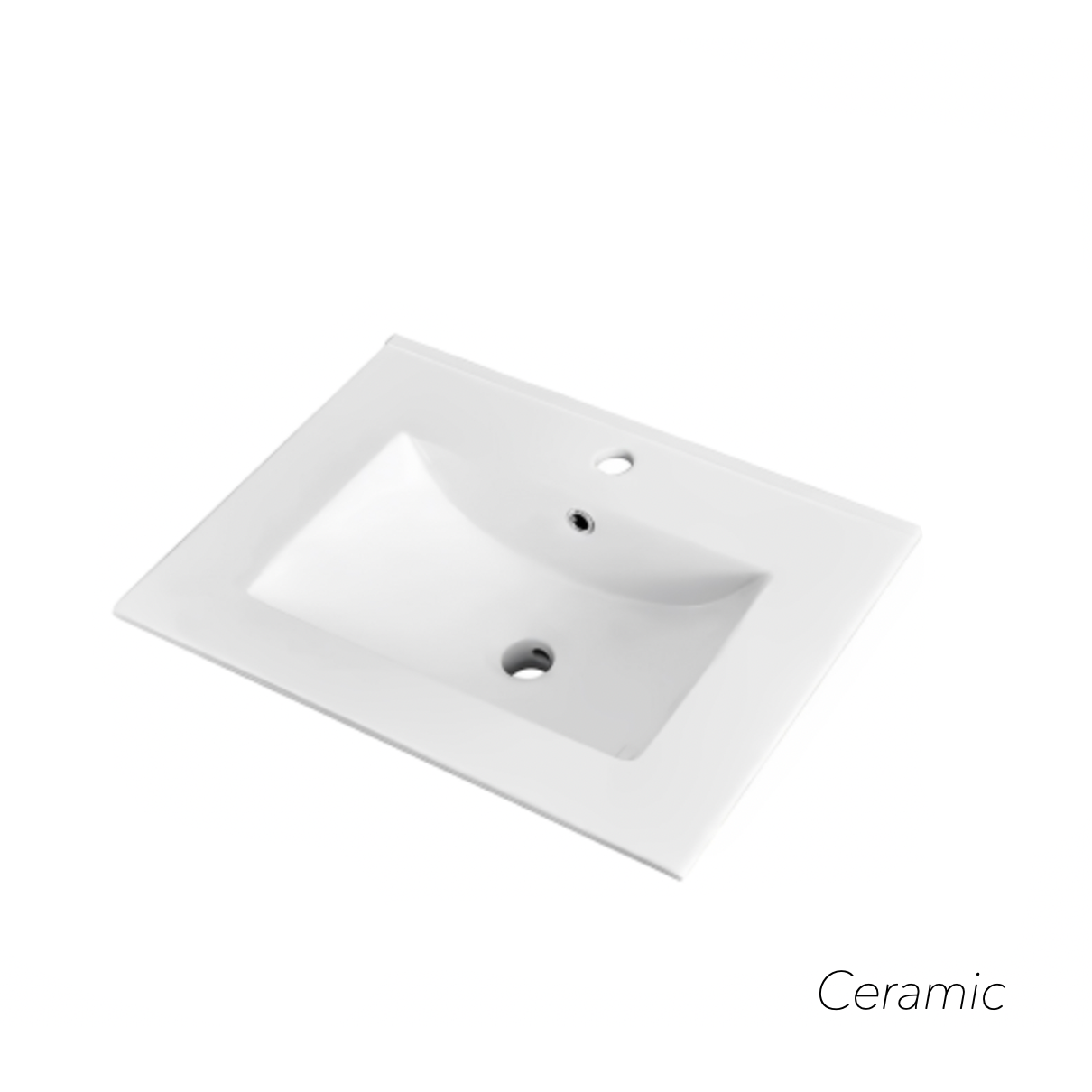 Lukka Crete freestanding  Matte White  PVC Fluted Vanity  750mm