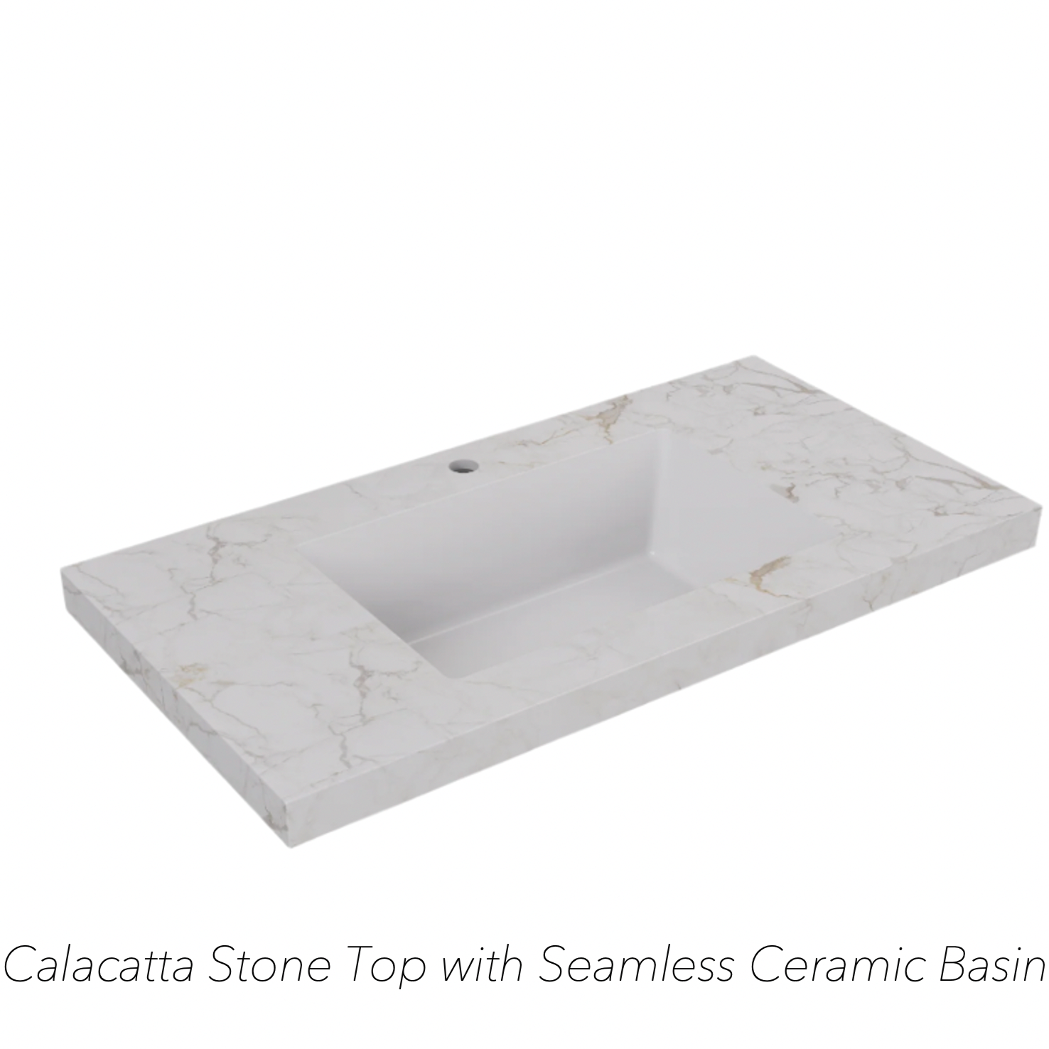 Lukka Crete freestanding  Matte White  PVC Fluted Vanity  750mm