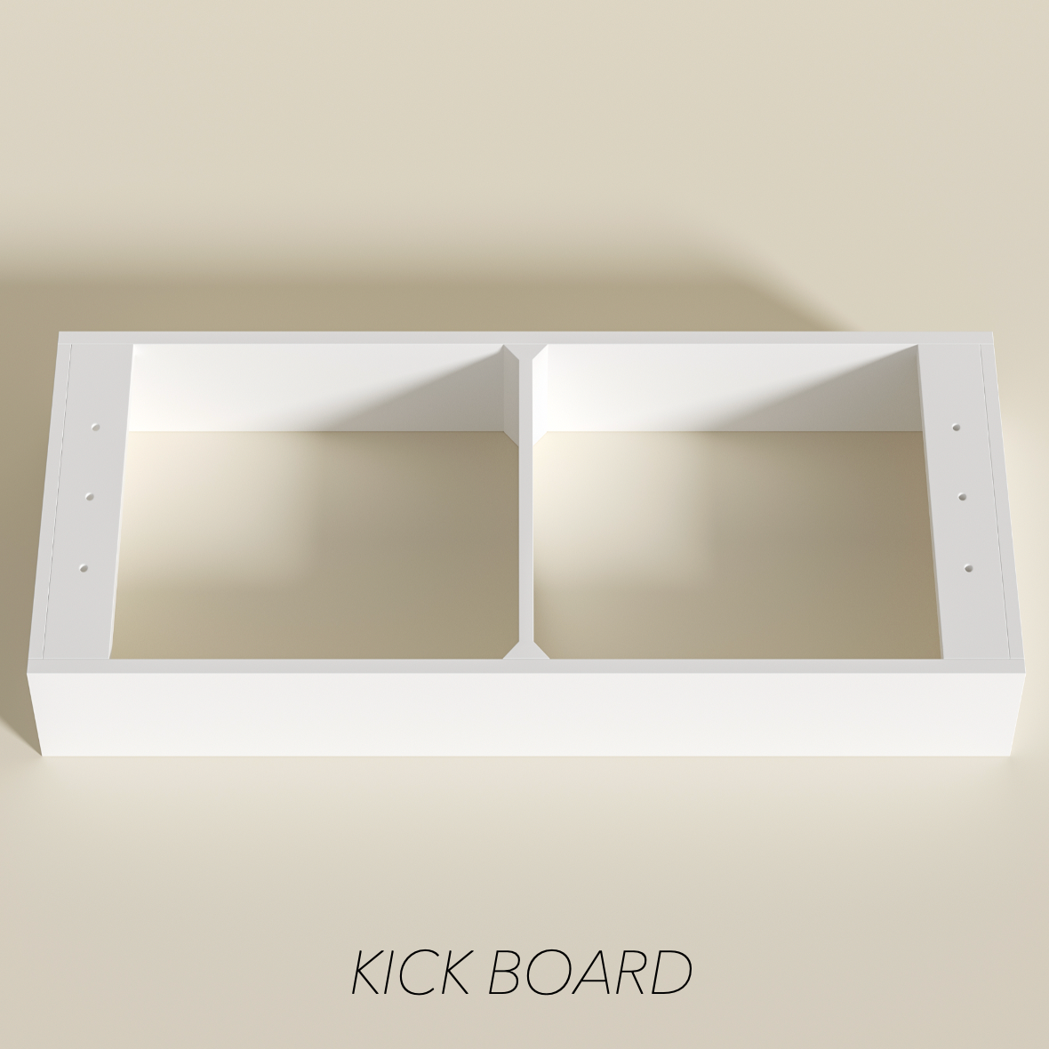 Lukka Crete freestanding  Matte White  PVC Fluted Vanity  1200mm