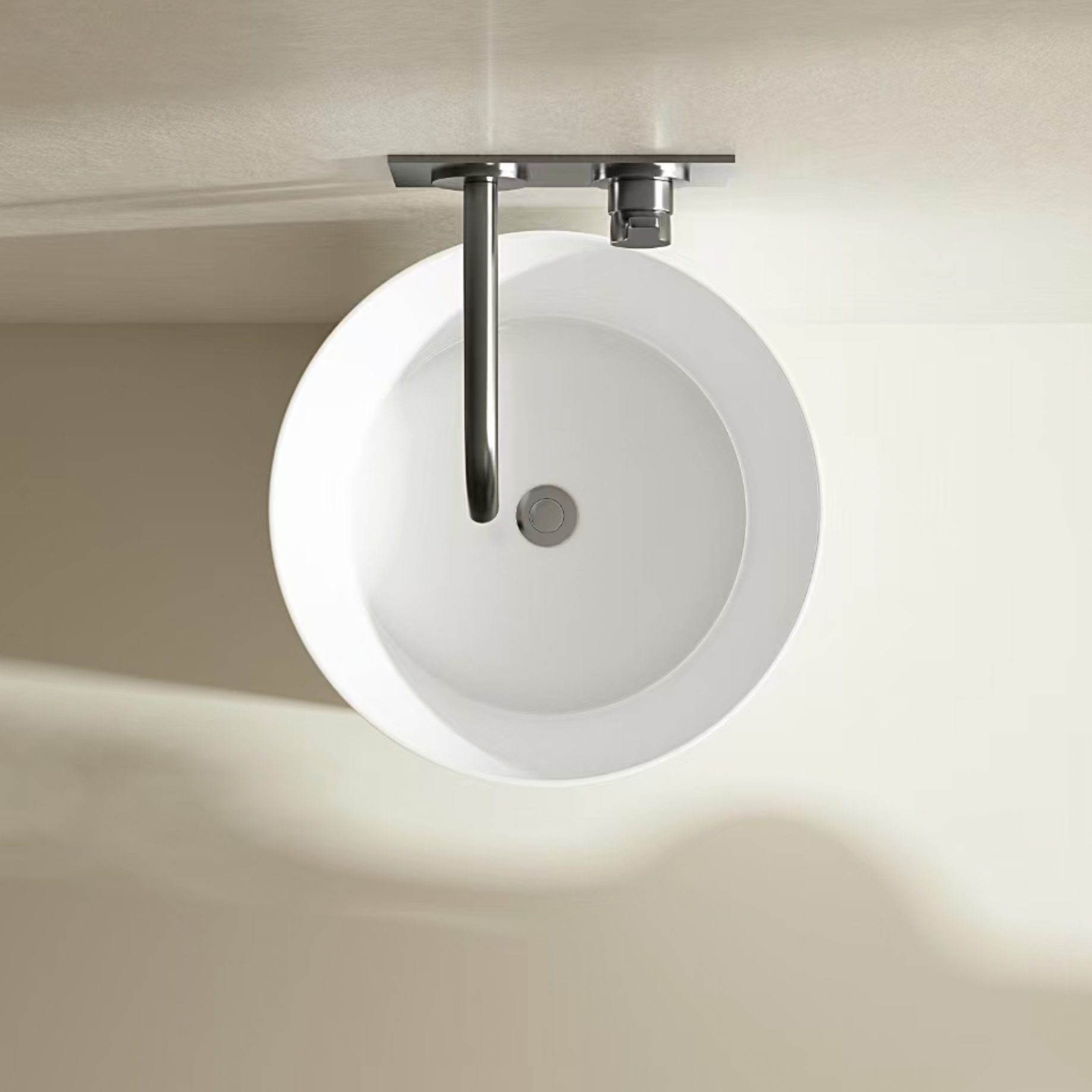 Lukka Ollia Floor Standing Pedestal Basin Matte White