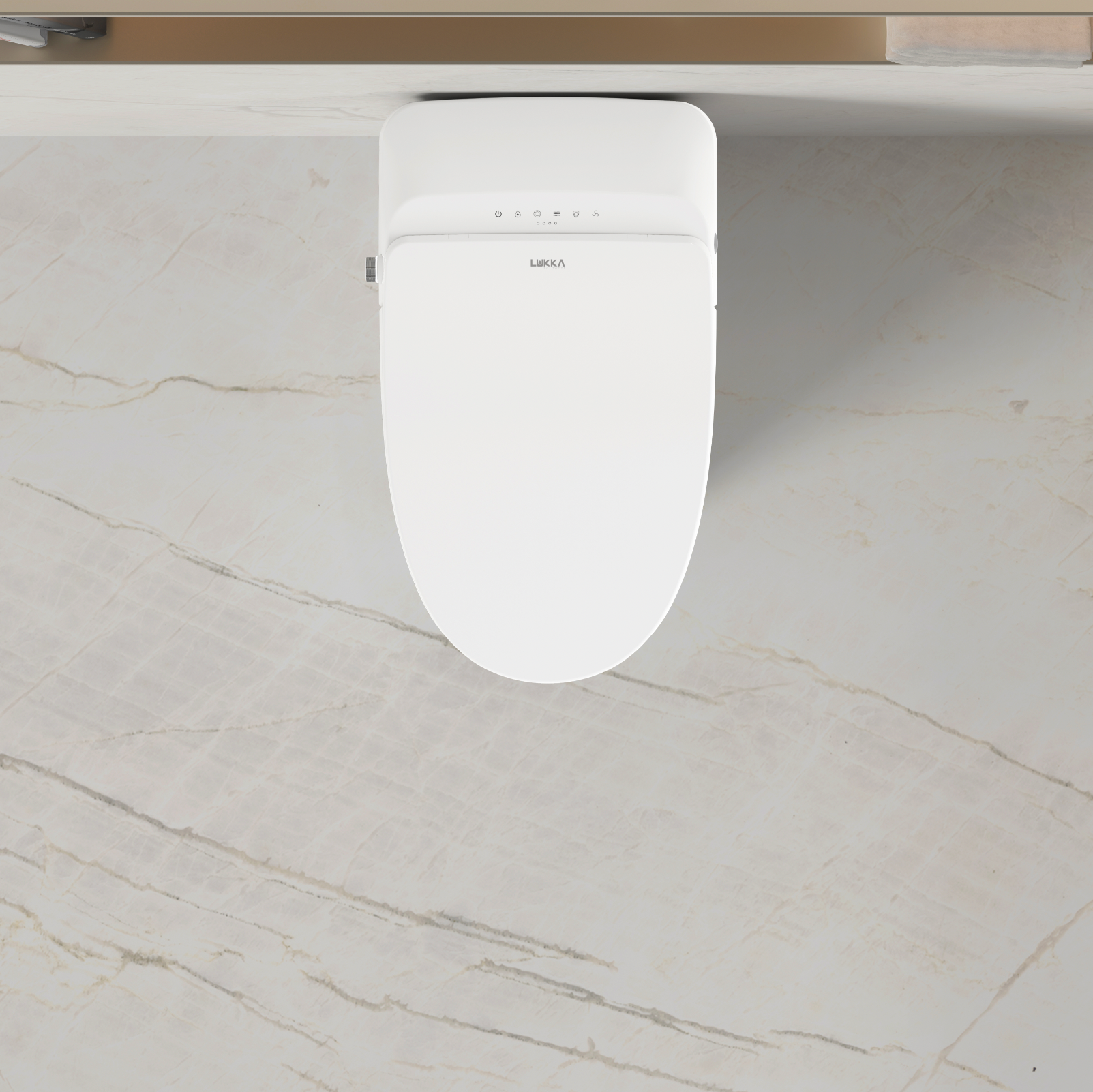 Lukka Lesbos Cisternless Wall Faced Smart Toilet