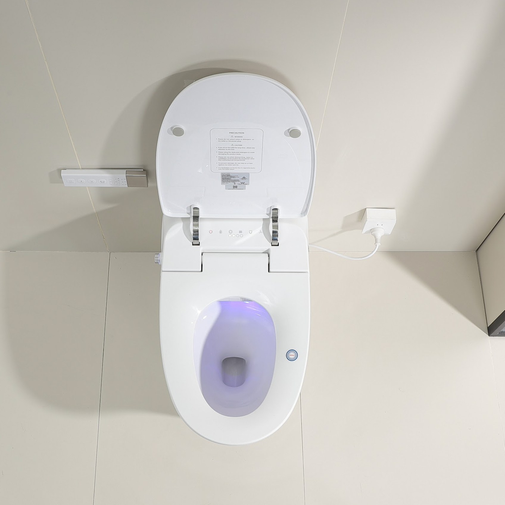 Lukka Lesbos Cisternless Wall Faced Smart Toilet