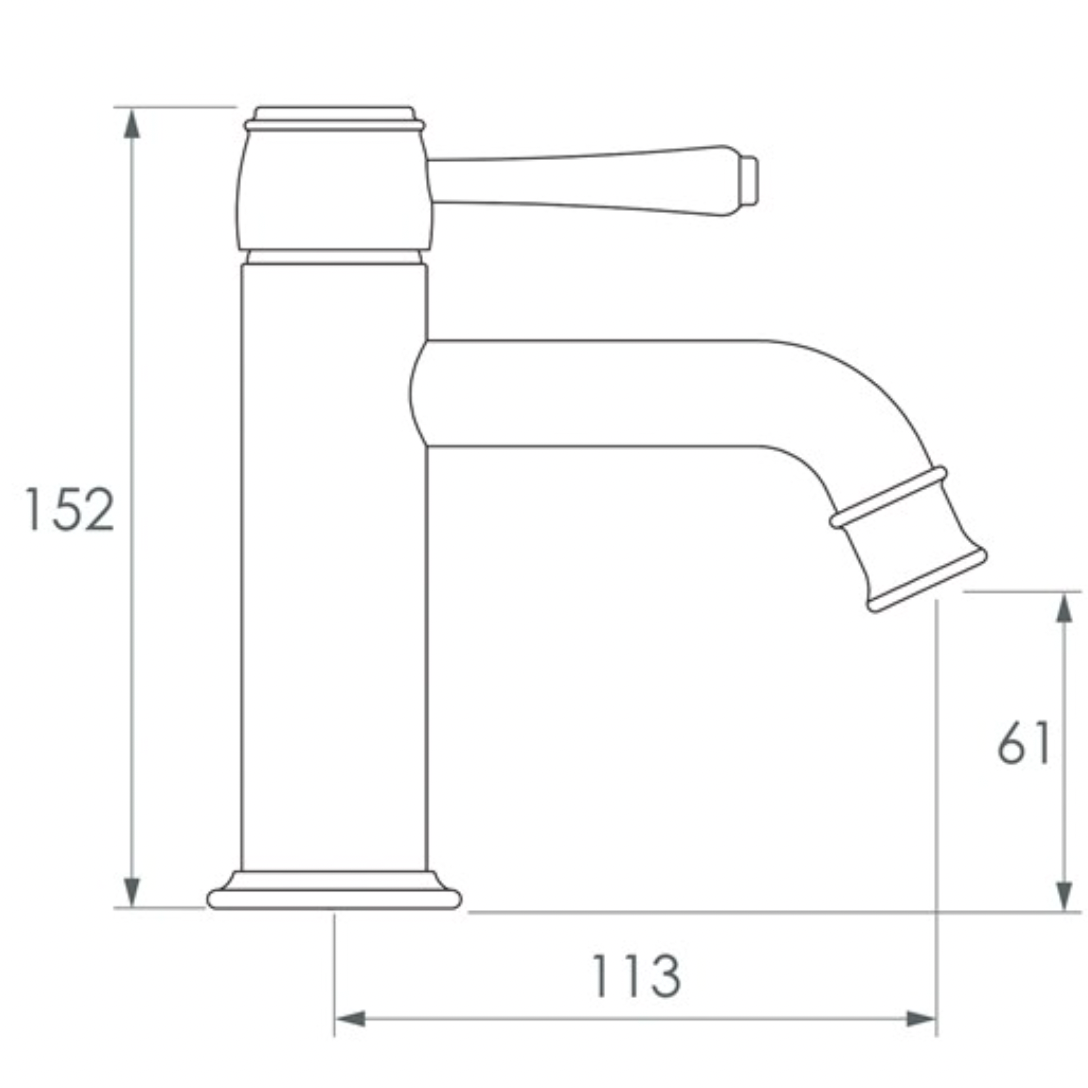 ADP Eternal Basin Mixer Brushed Brass