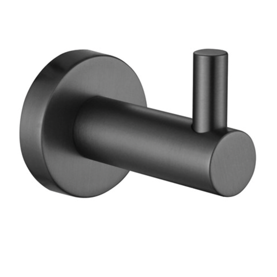 ADP Bloom Robe Hook  Brushed Gunmetal