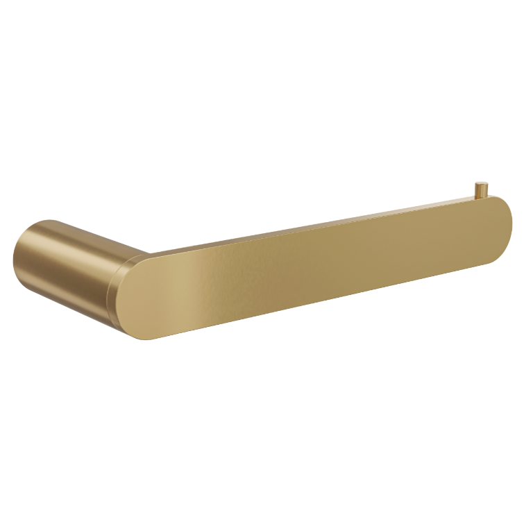 Linsol Circle Toilet Paper Roll Holder Brushed Brass