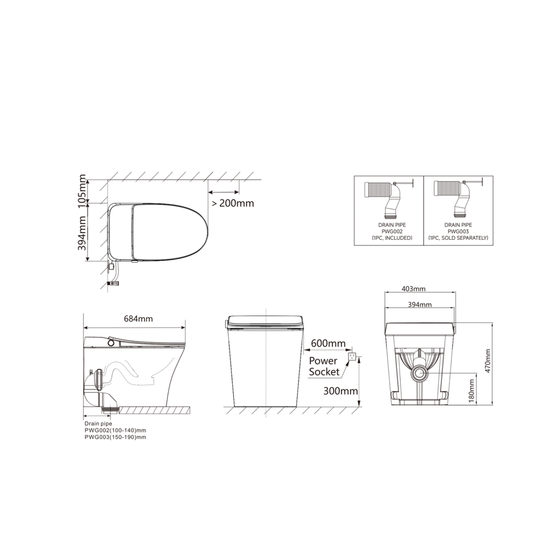 Lafeme Neovanta Tankless Smart Toilet