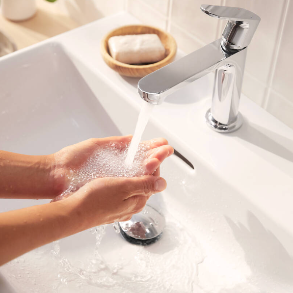 Hansgrohe Medium Height Rebris S Single Lever Basin Mixer 110 Chrome