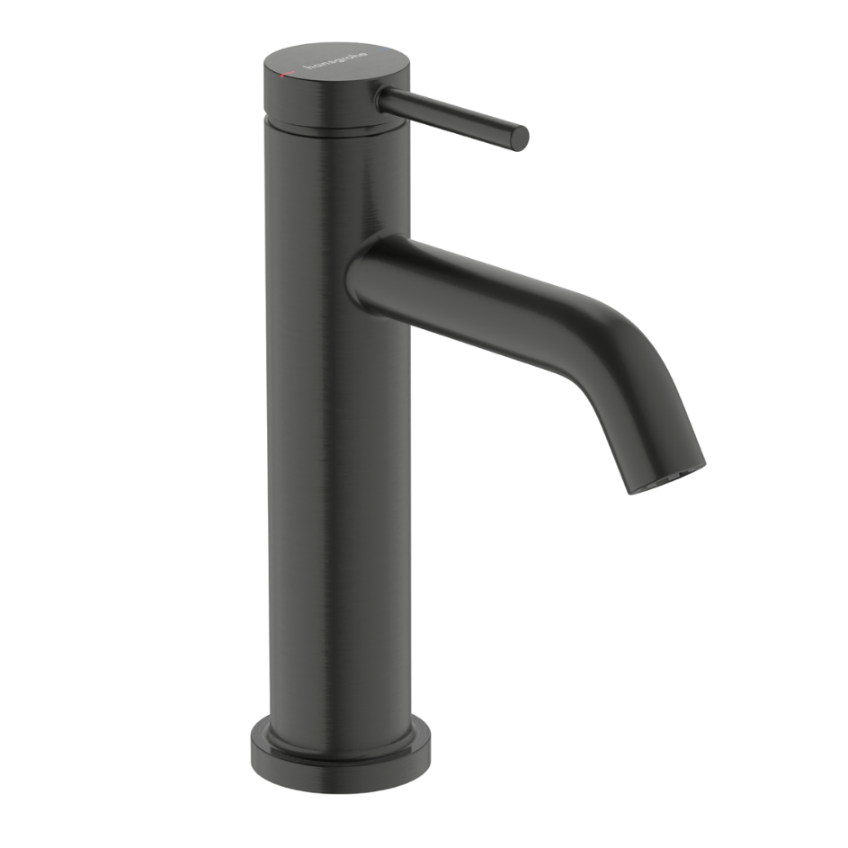 Hansgrohe Medium Height Tecturis S Single Lever Basin Mixer 110 Brushed Black Chrome