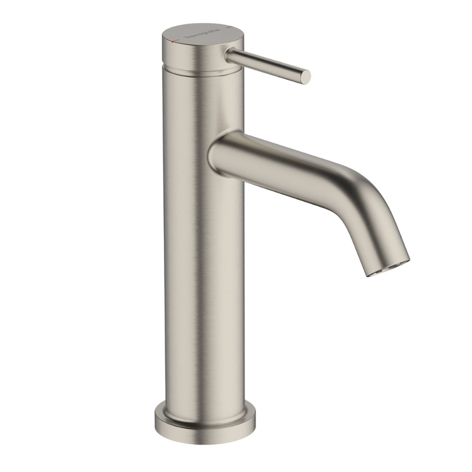 Hansgrohe Medium Height Tecturis S Single Lever Basin Mixer 110 Brushed Nickel