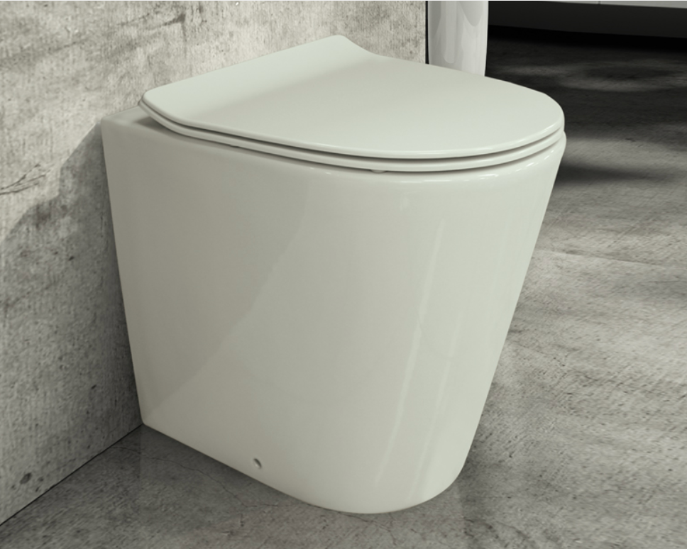 Paco Jaanson Daytona Rimless Wall-Faced Toilet Pan Gloss White
