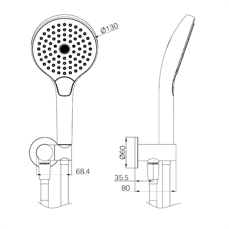 Nero Mecca Air Hand Shower II Matte Black