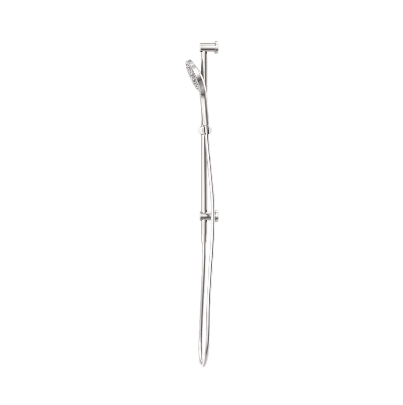Nero Mecca Single Rail Shower With Air Shower II Brushed Nickel