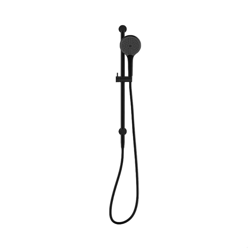 Nero Mecca Single Rail Shower With Air Shower II Matte Black