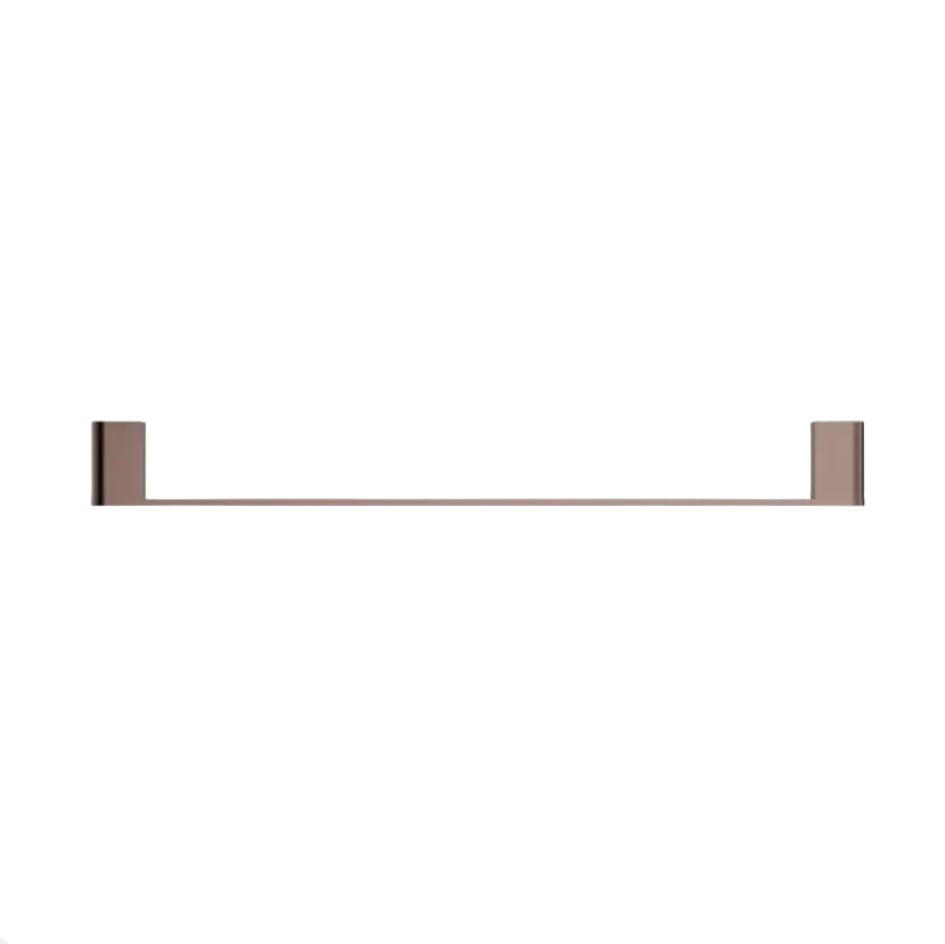 Nero Bianca Single Towel Rail 600mm Brushed Bronze