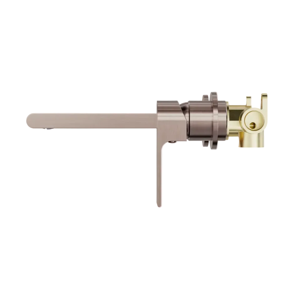 Nero Bianca Wall Basin/Bath Mixer set Brushed Bronze