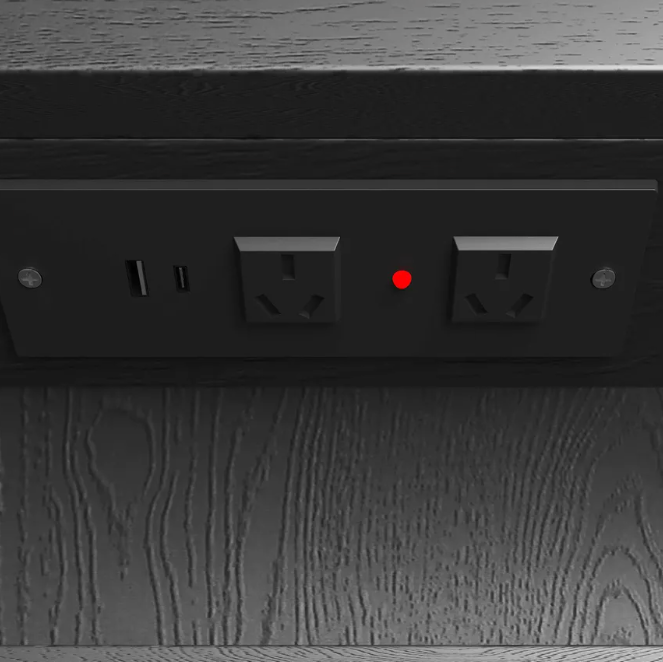 Otti Newport Black Oak LED Mirror Cabinet 1200mm