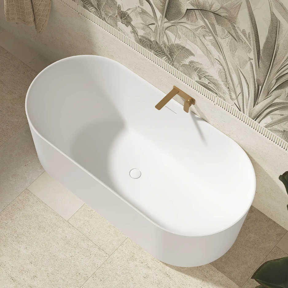 Otti Attica Celine 1500mm Freestanding Bath White