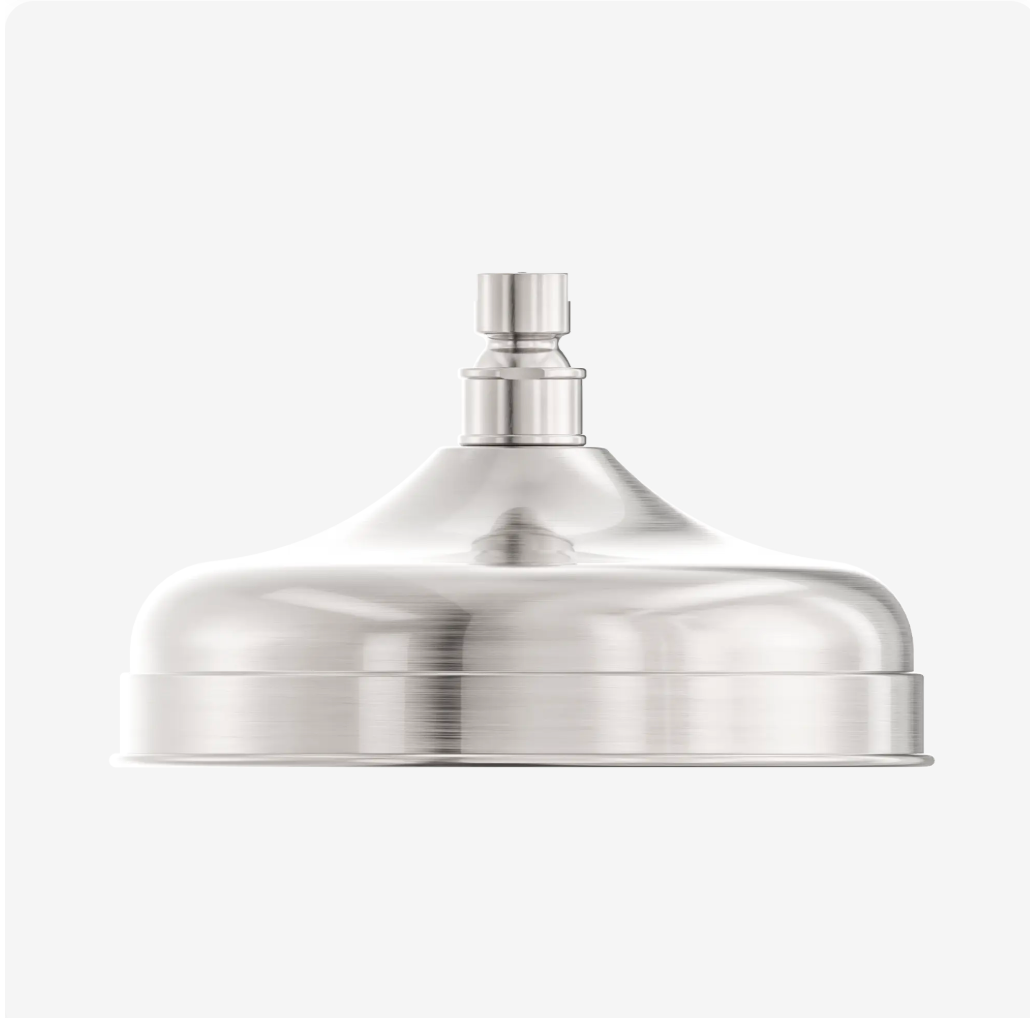 Nero York Shower Head Brushed Nickel