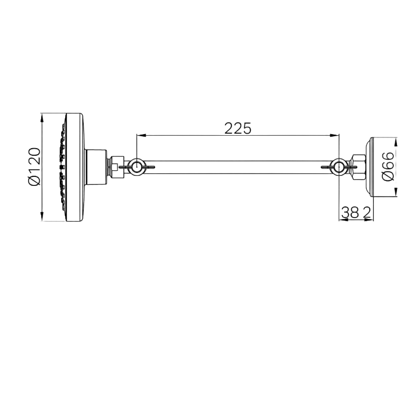 Nero X Plus All Direction Shower Head Matte Black