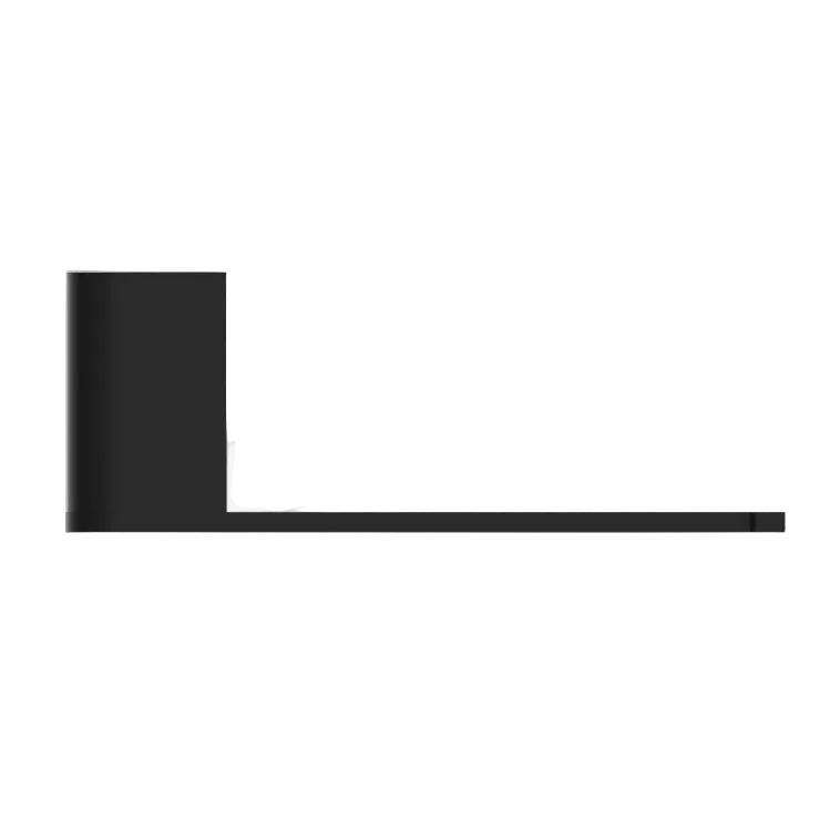 Nero Bianca Toilet Roll Holder Matte Black