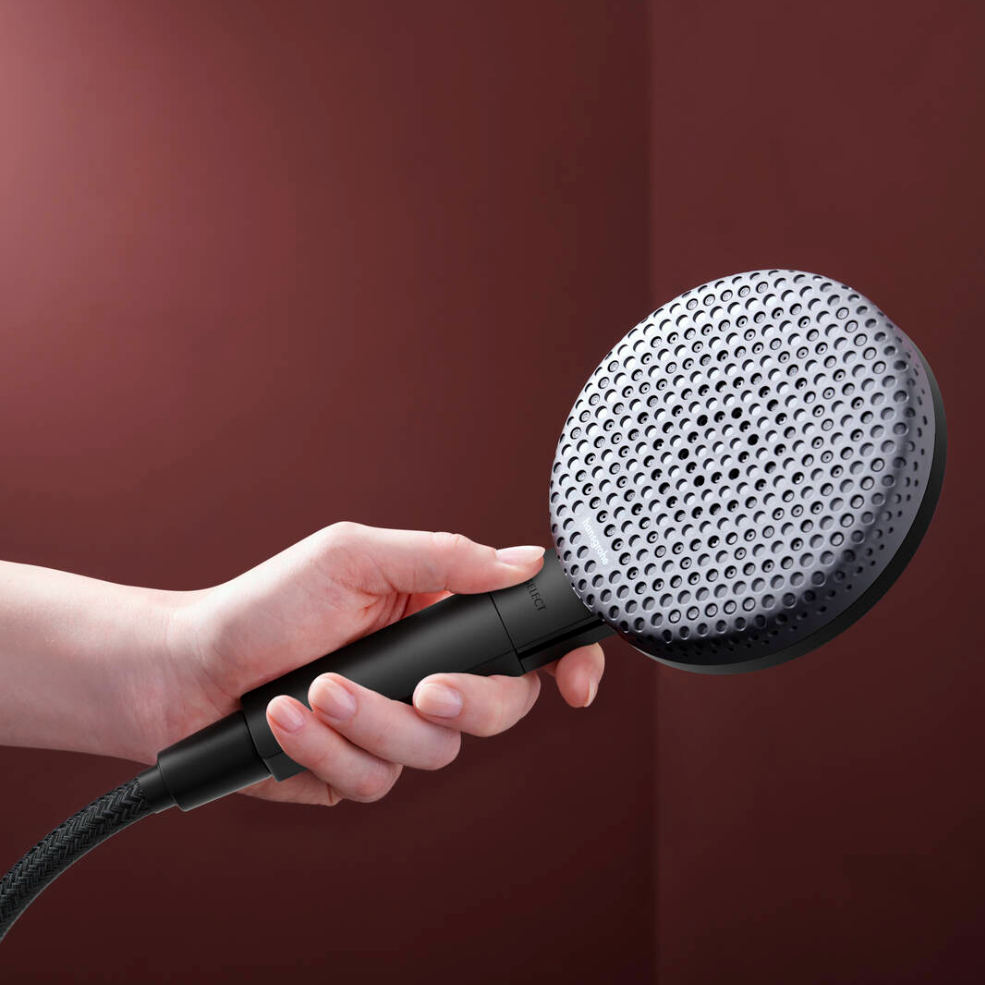 Hansgrohe Raindance Alive Select S 125 3 Jet Hand Held Shower Matte Black pvd