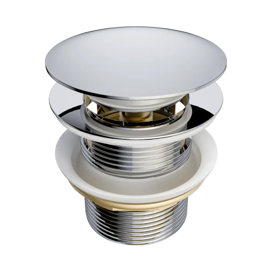 Nero 40mm Bath Pop Up Waste With Overflow Chrome