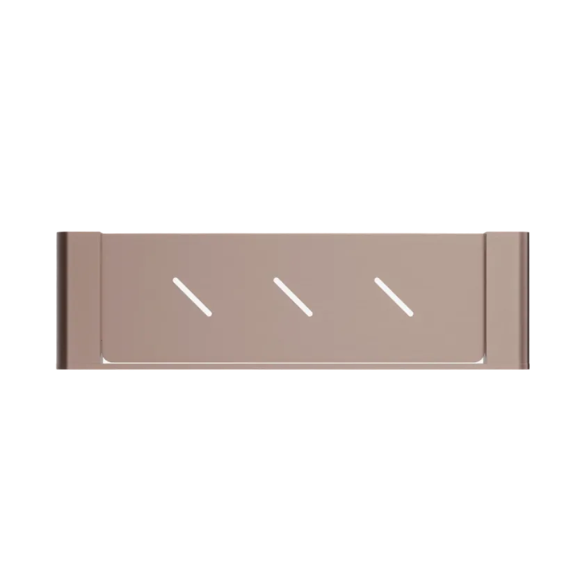 Nero Bianca Shower Shelf Brushed Bronze pvd