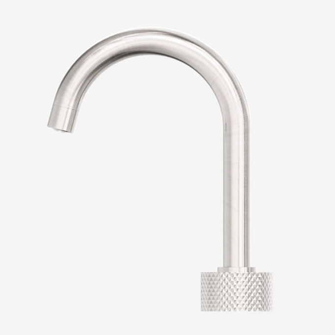 Nero Opal Progressive Bench Basin Mixer Set Brushed Nickel