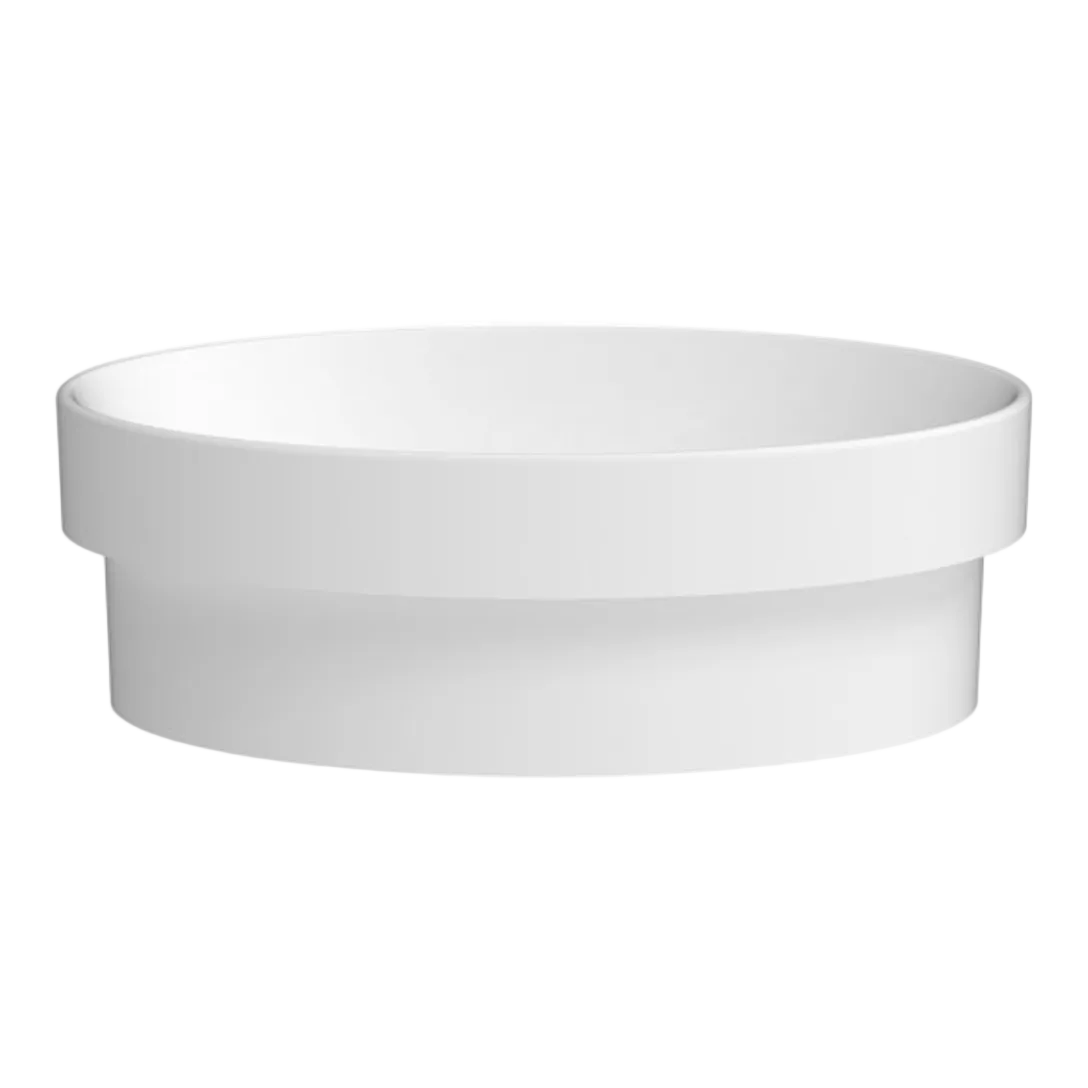 ADP Monica Gloss or Matte White Ceramic Semi-Inset Basin 355x355