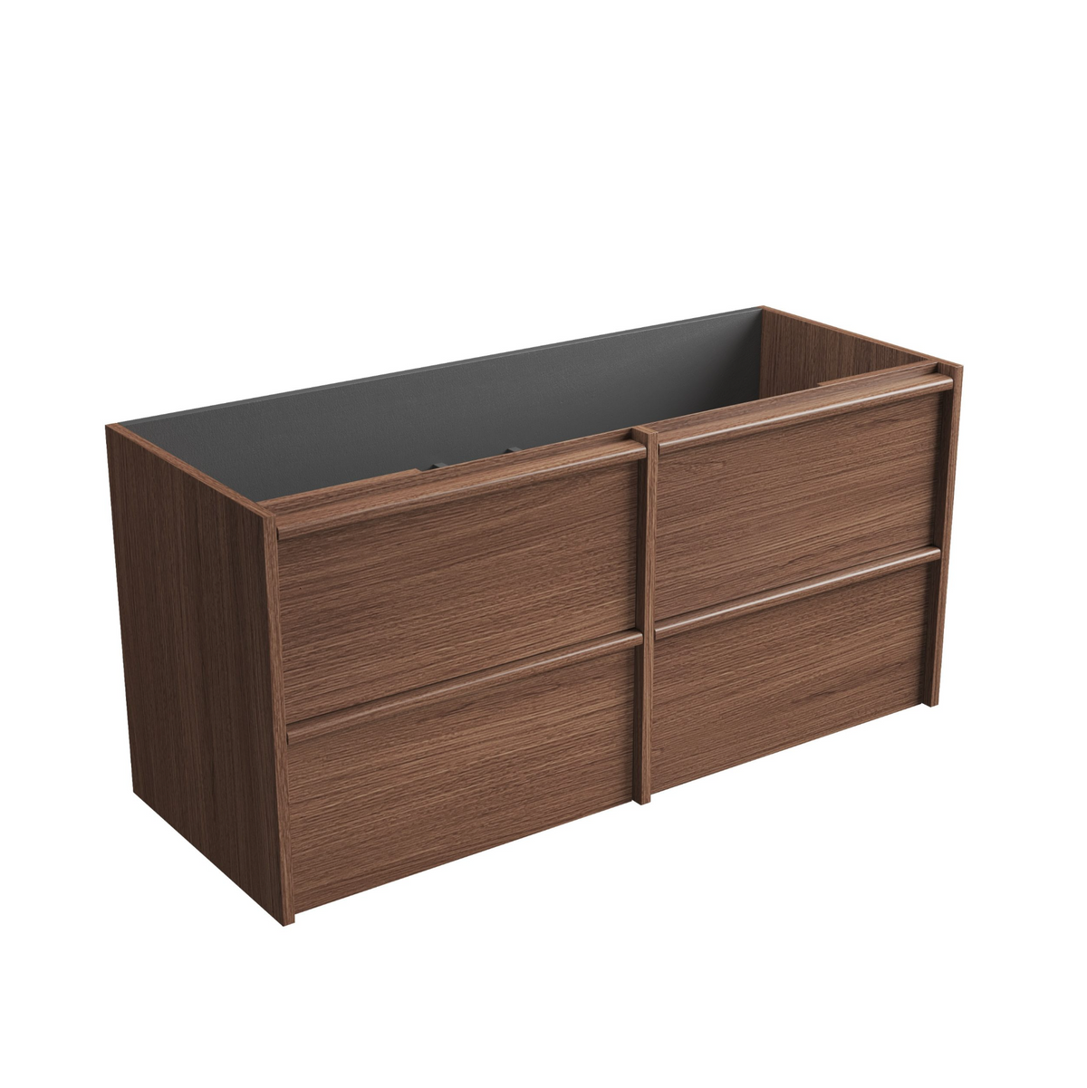 Aulic Venetta Framed Walnut Hung Vanity 1200mm